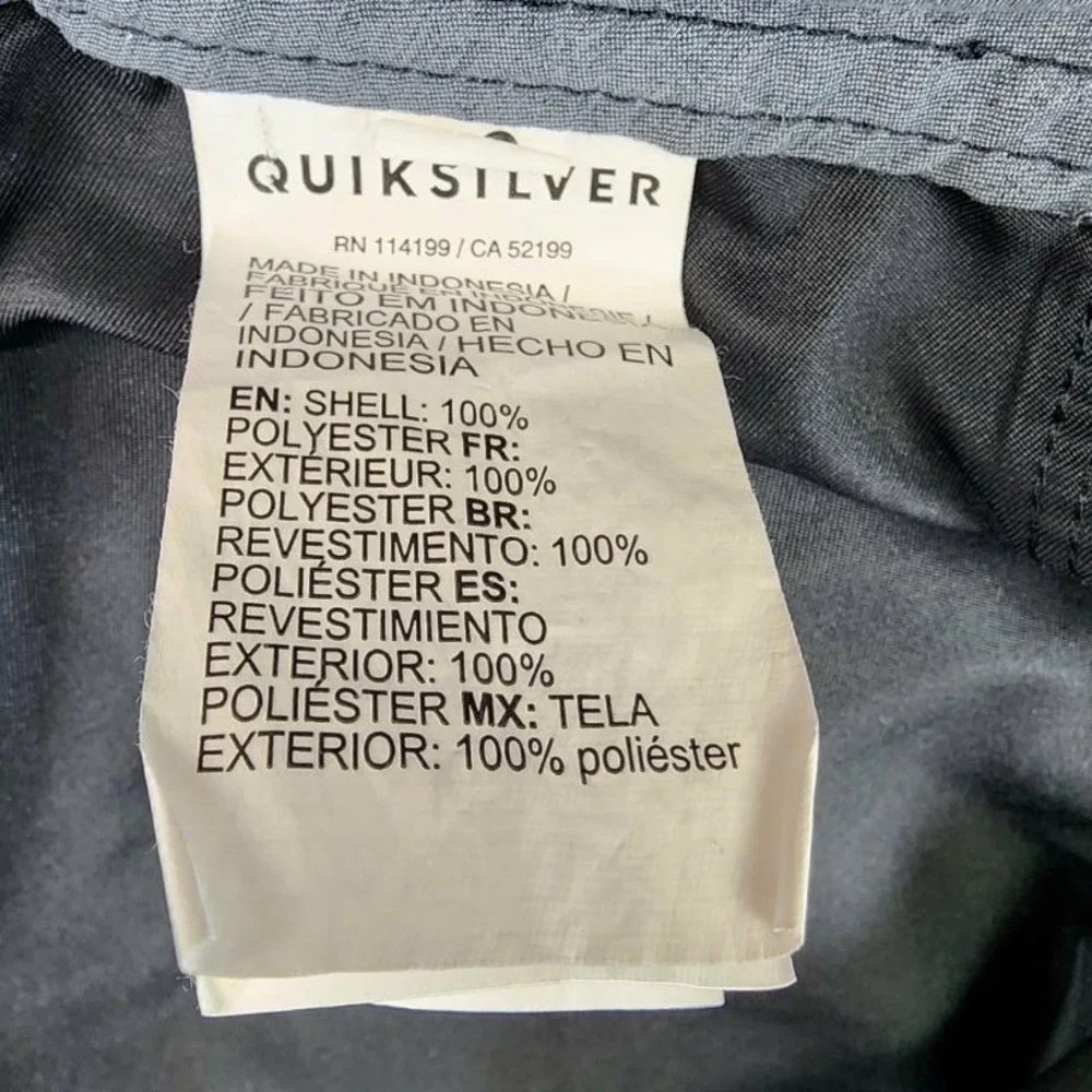 Quiksilver product specs